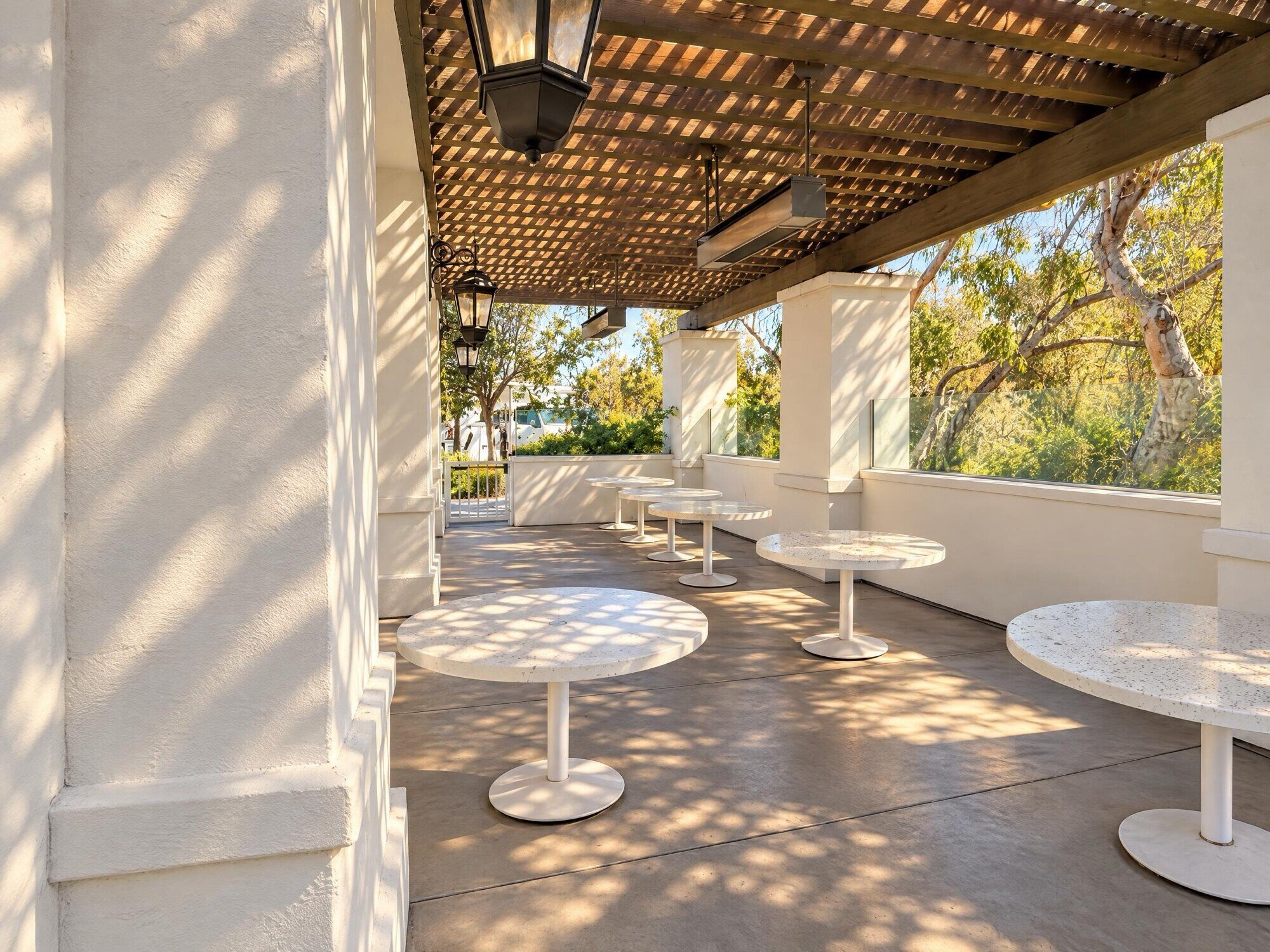 Covered patio
